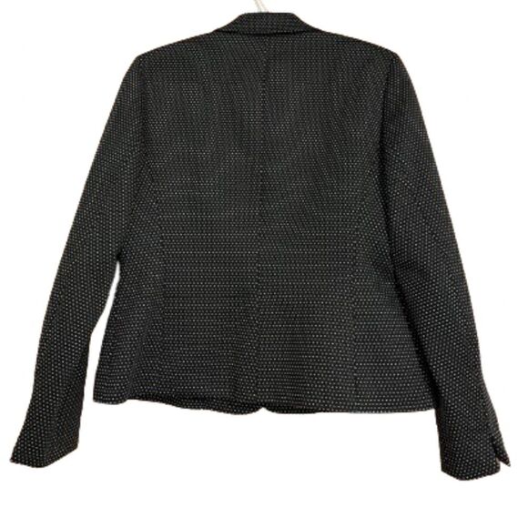 Kasper Women’s Black & White Polka Dotted Blazer Jacket Business Casual Sz-4P - Picture 7 of 8